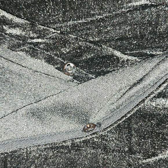 A New Day Black Velvety Jumpsuit Long Bell Sleeve Elastic Waist XL - Picture 7 of 14